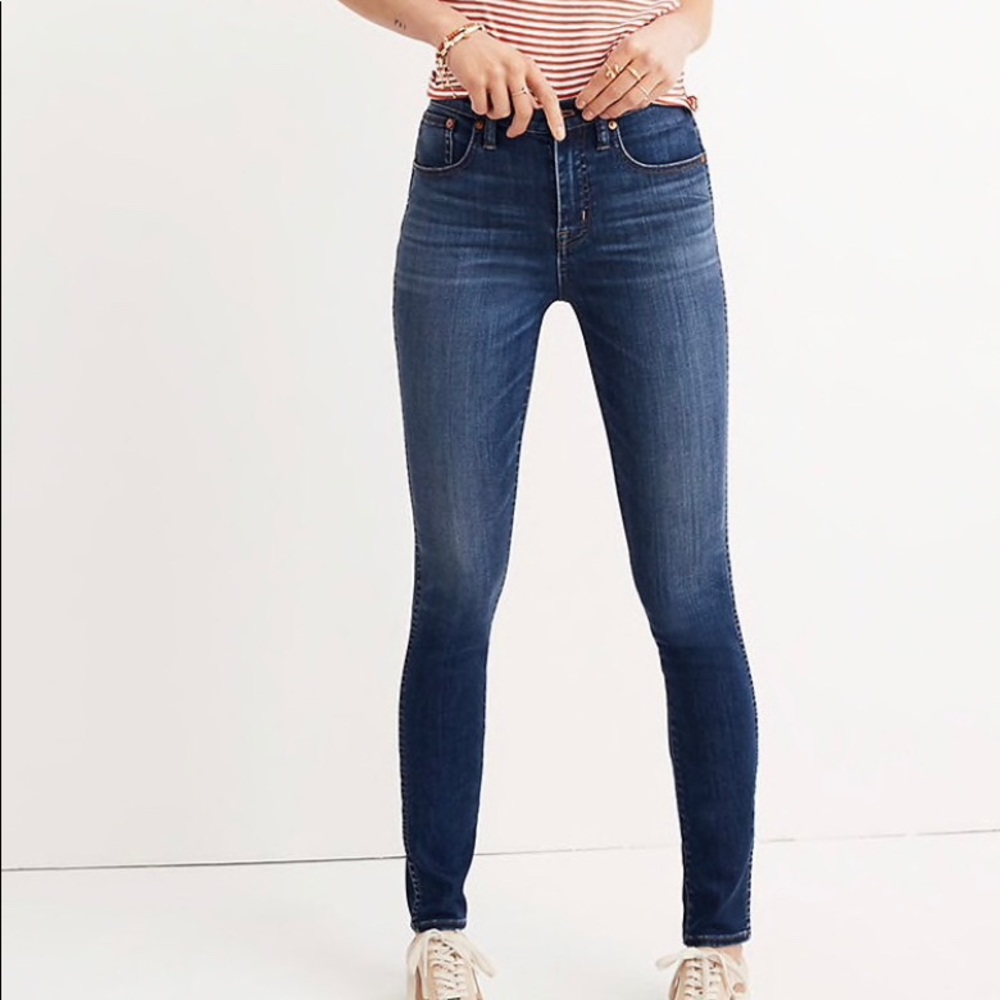Madewell Tall 10" High-Rise Danny Wash Jeans